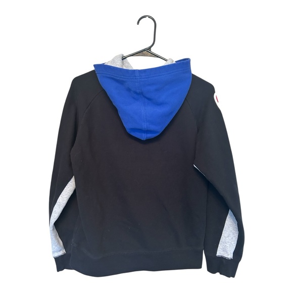 Champion Blue and Black Color-Block Hoodie - Picture 4 of 4